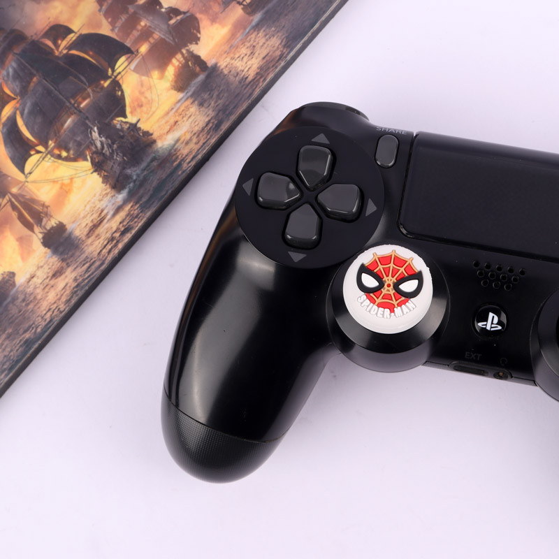 روکش آنالوگ دسته بازی PS4/XBOX طرح Spider Man سفید قرمز