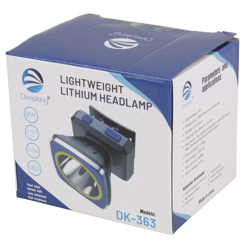 چراغ قوه پیشانی هدلایت شارژی چند حالته Deepking DK-363