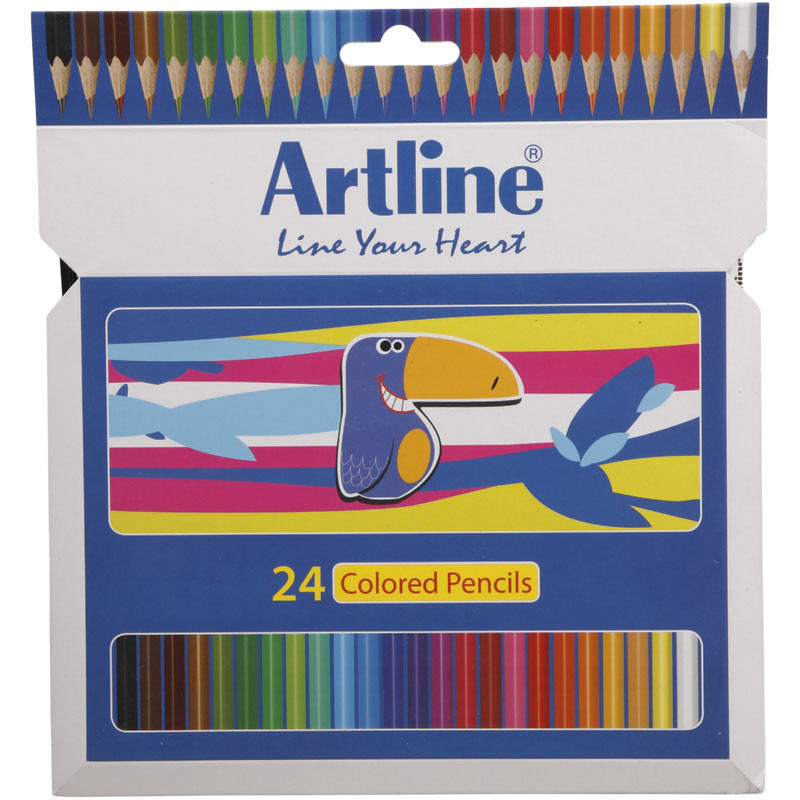 مداد رنگی 24 رنگ آرت لاین Artline ECP24-P/IL