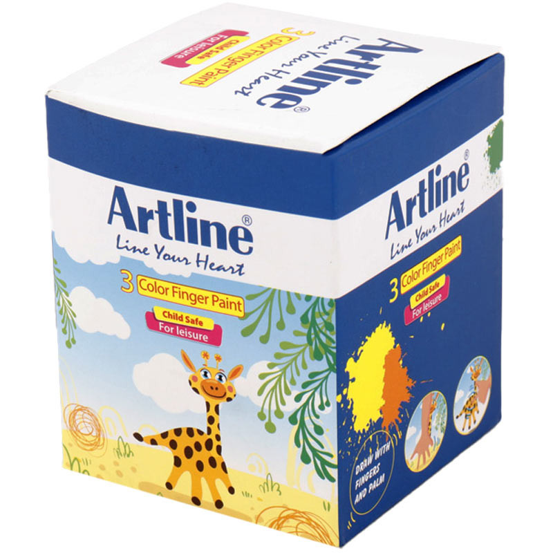 رنگ انگشتی 3 رنگ آرت لاین ARTLINE NO.810PL3