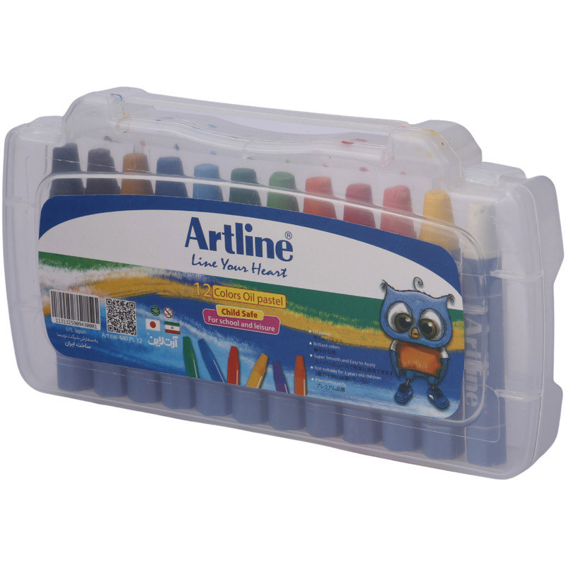 پاستل روغنی 12 رنگ آرت لاین Artline NO.440PL12