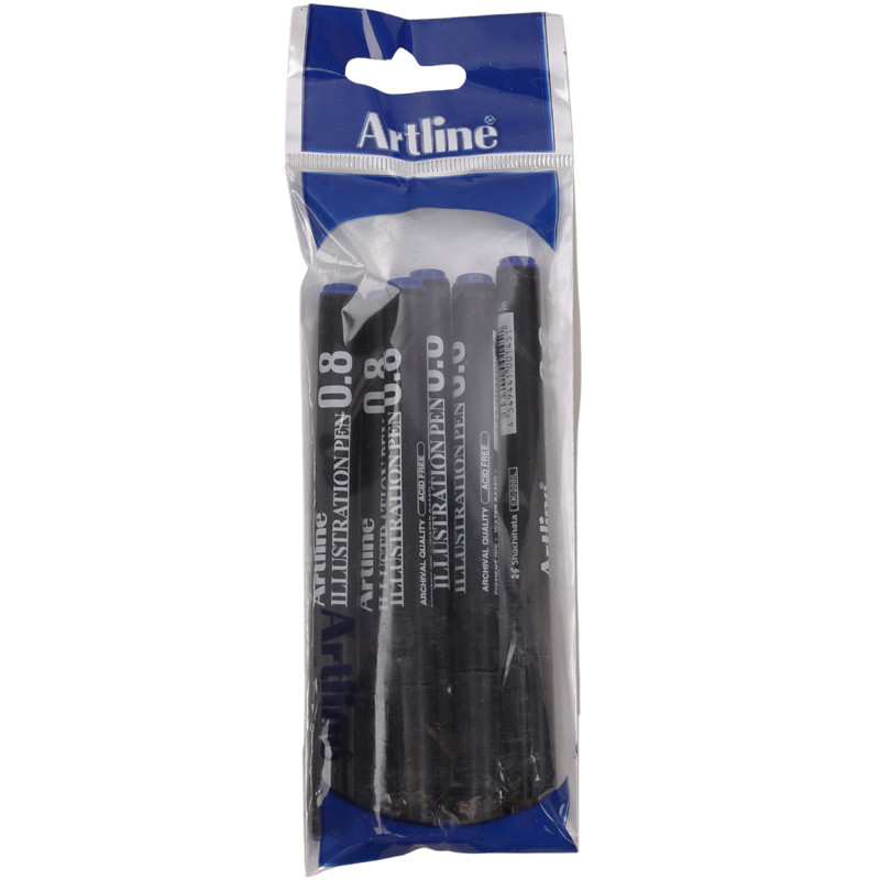 روان نویس آرت لاین Artline EK-288ILN 0.8mm بسته 6 عددی