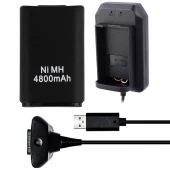 باتری و شارژر دسته بازی 3 کاره XBox 360 RF-1310S NI-MH 4800mAh