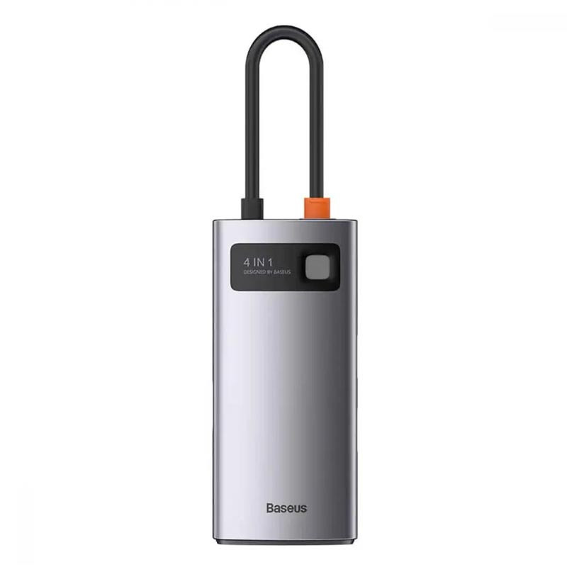 هاب 4 پورت Type-C باسئوس Starojy Metal Gleam Series WKWG070113