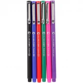 روان نویس سی کلاس رنگی C.Class LIQEO F-5015-6C 0.4mm بسته 6 عددی
