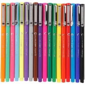 روان نویس سی کلاس رنگی C.Class LIQEO F-5015-18C 0.4mm بسته 18 عددی