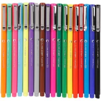 روان نویس سی کلاس رنگی C.Class LIQEO F-5015-18C 0.4mm بسته 18 عددی