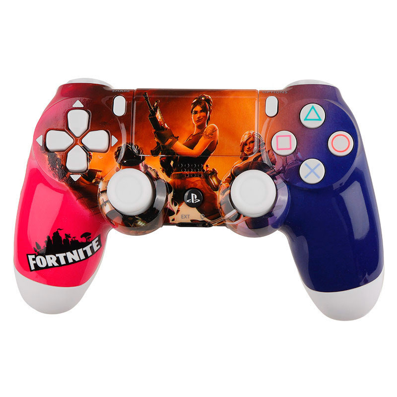 دسته بازی بی سیم SONY PlayStation 4 DualShock 4 High Copy طرح Fortnite کد 1