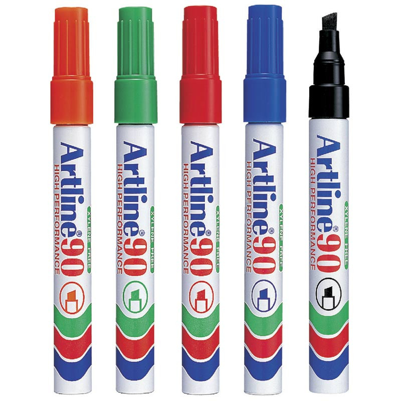 ماژیک معمولی آرت لاین نوک تخت Artline EK-90 بسته 12 عددی