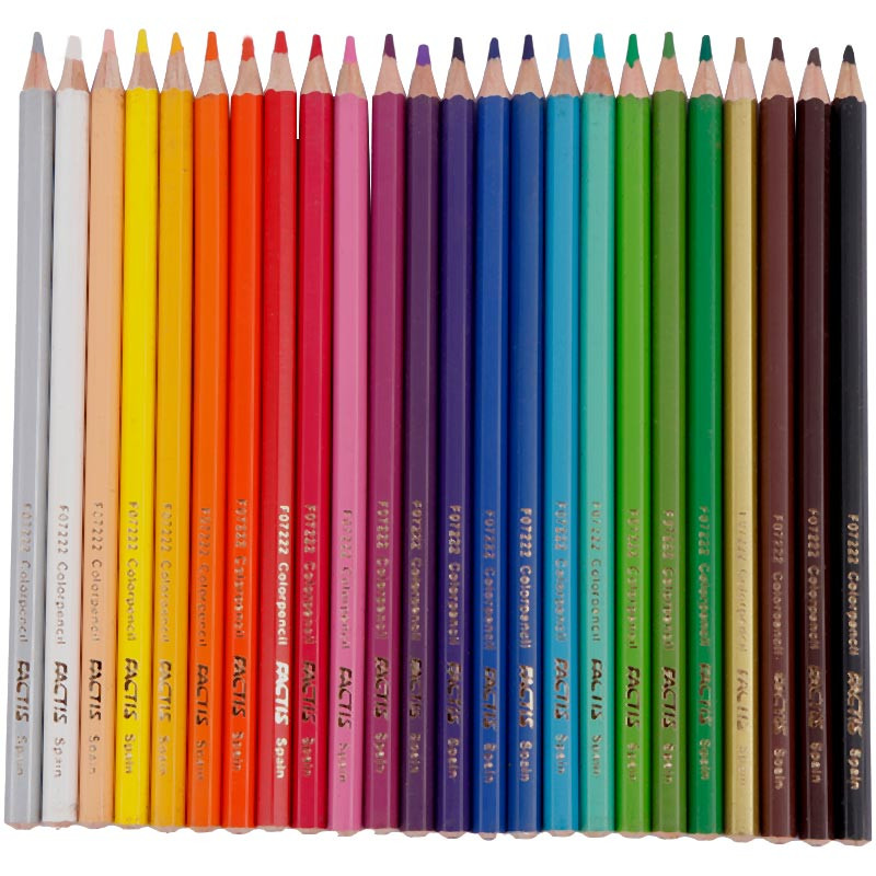 مداد رنگی 24 رنگ فکتیس Factis F071121024