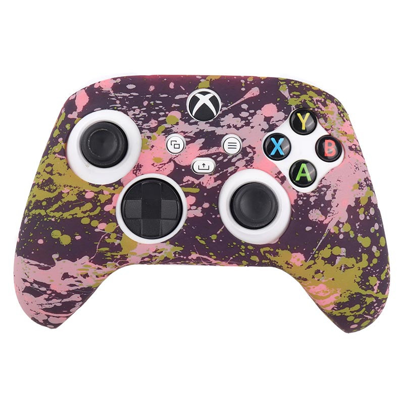 روکش دسته بازی Xbox X/S طرح رنگی زمینه قرمز