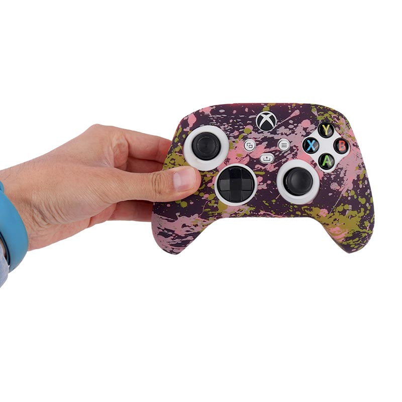 روکش دسته بازی Xbox X/S طرح رنگی زمینه قرمز