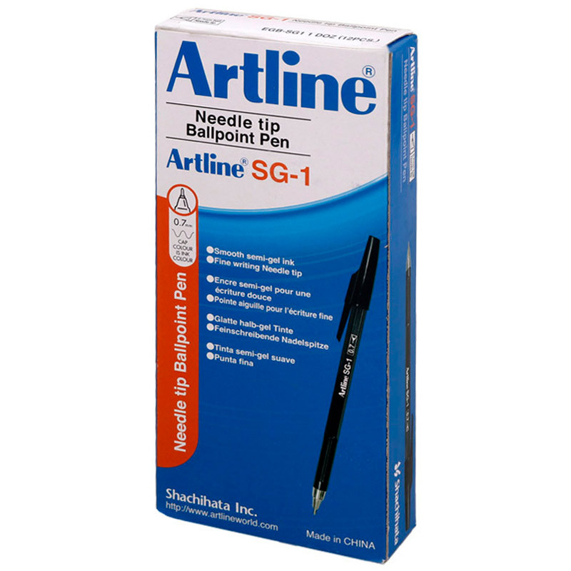 خودکار آرت لاین Artline SG-1 0.7mm بسته 12 عددی