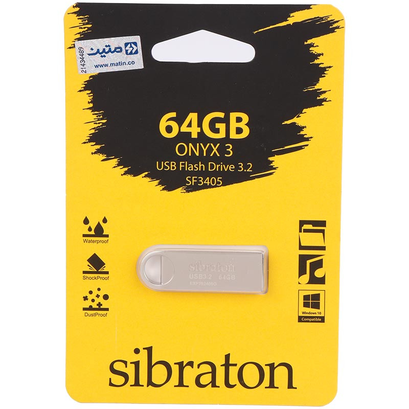 فلش 64 گیگ سیبراتون Sibraton Onyx 3 SF3405 USB3.2