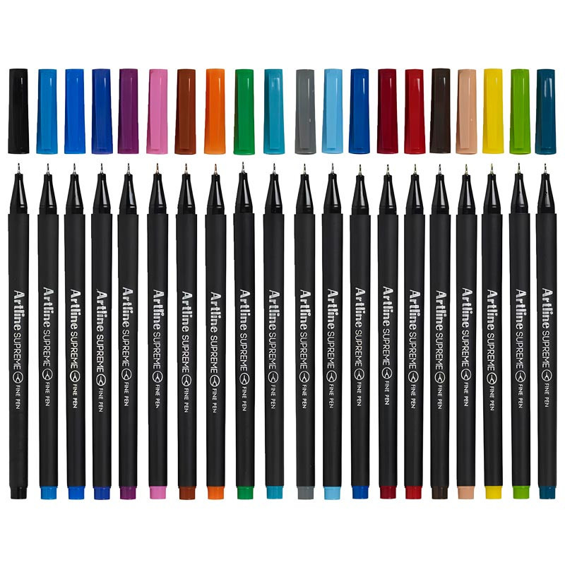 روان نویس آرت لاین رنگی Artline EPFS-20020W 0.4mm بسته 20 عددی