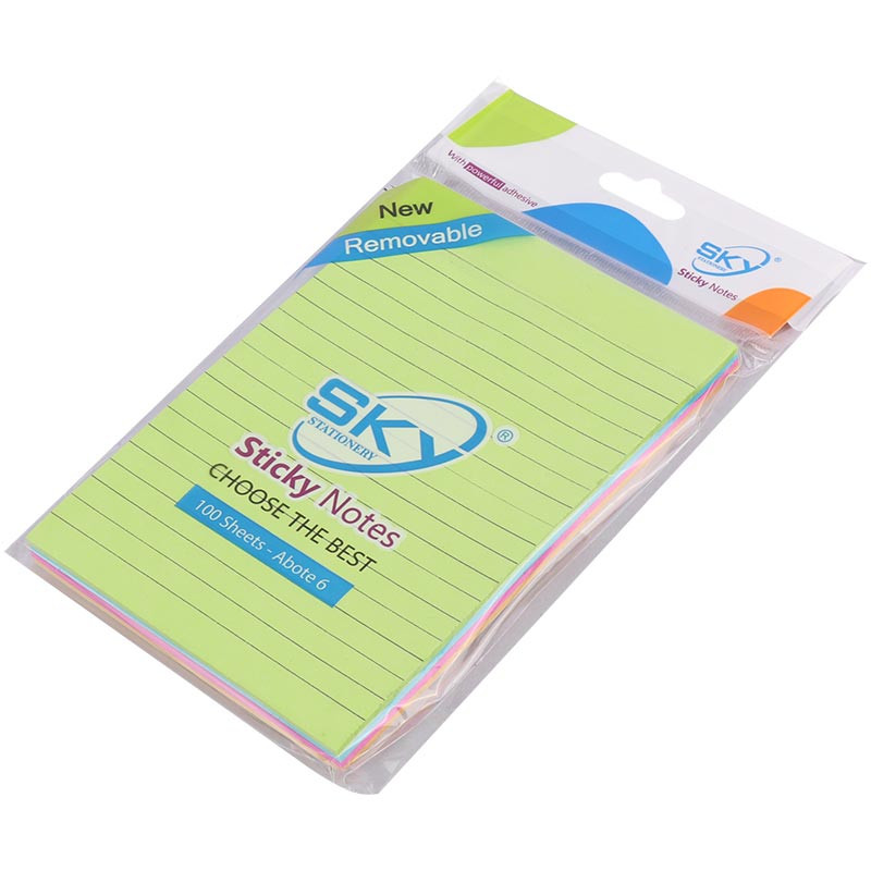 کاغذ یادداشت چسب دار Stick Notes 10*14.8cm بسته ۱۰۰ برگی