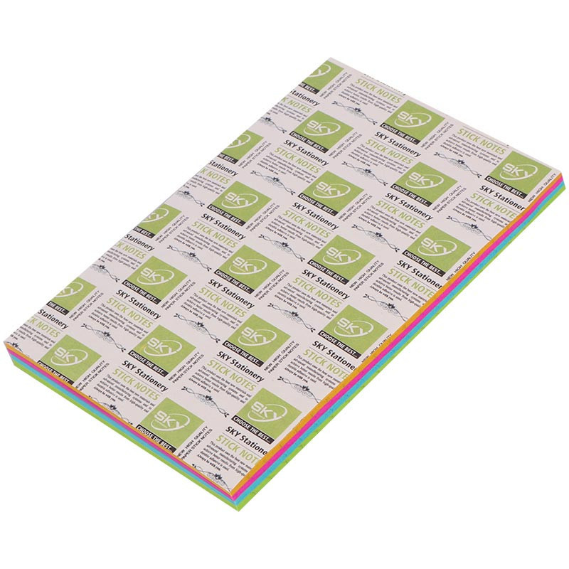 کاغذ یادداشت چسب دار Stick Notes 10*14.8cm بسته ۱۰۰ برگی