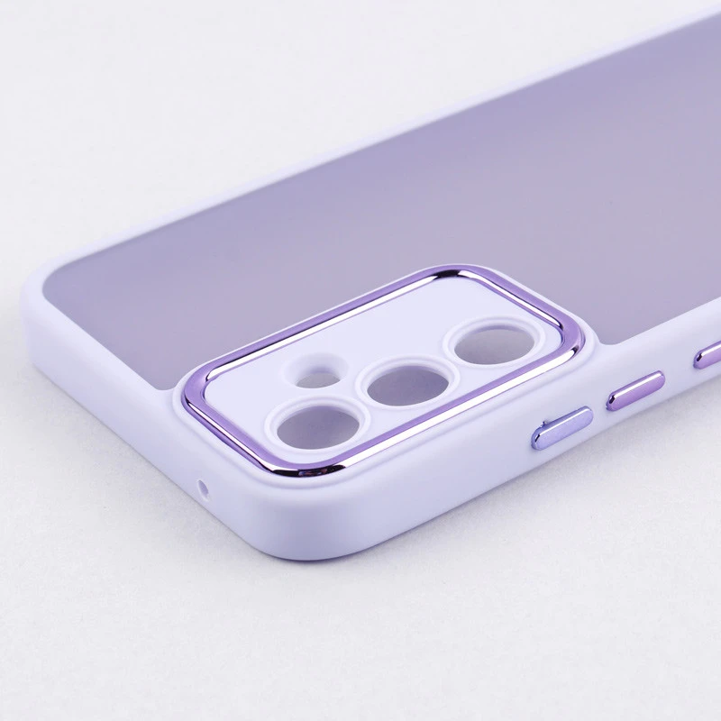 قاب PC سامسونگ Galaxy A34 متال ایرون پشت مات محافظ لنزدار
