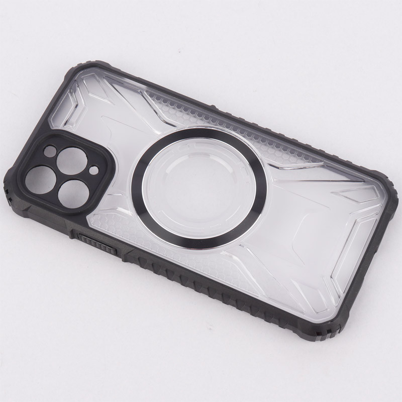قاب شفاف طرح دار MagSafe محافظ لنزدار iPhone 11 Pro