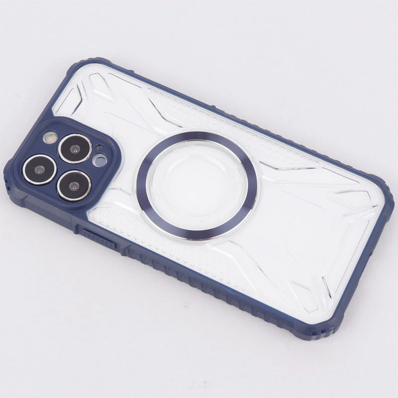 قاب شفاف طرح دار MagSafe محافظ لنزدار iPhone 13 Pro Max
