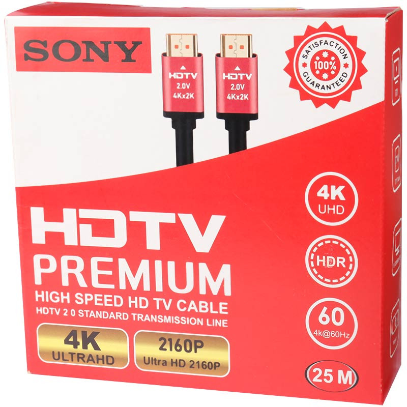 کابل Sony HDMI V2.0 4K 25m