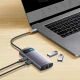 هاب 4 پورت Type-C باسئوس Starojy Metal Gleam Series WKWG070113