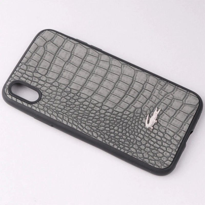 قاب چرمی کروکودیل iPhone X/XS