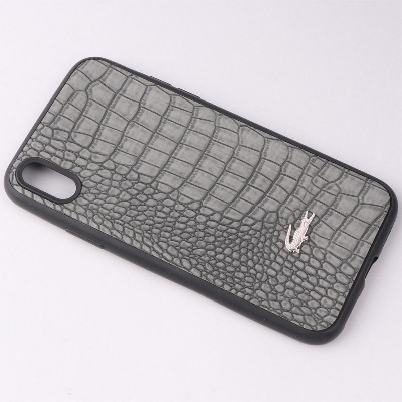 قاب چرمی کروکودیل iPhone X/XS