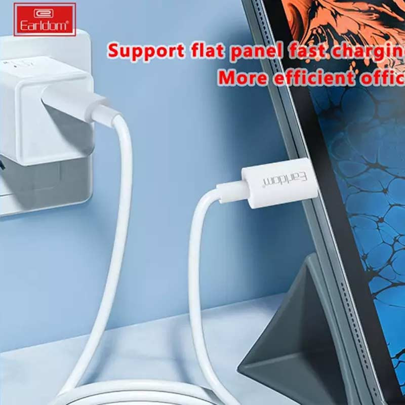 کابل تبدیل فست شارژ Earldom EC-166i Type-C to Lightning PD 20W 1m