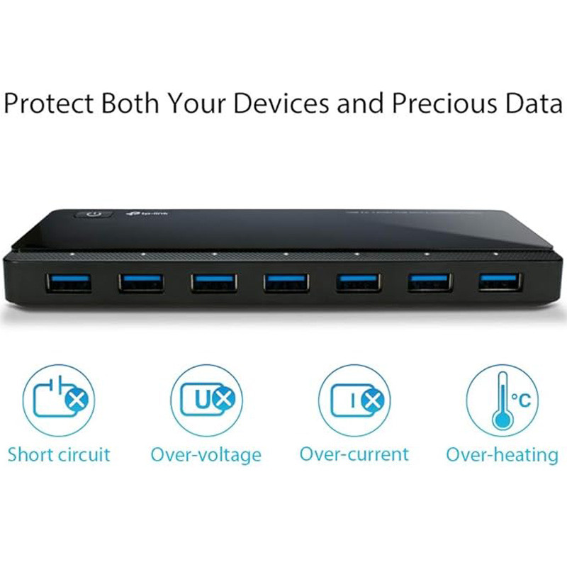 هاب 7 پورت USB3.0 تی پی لینک UH720