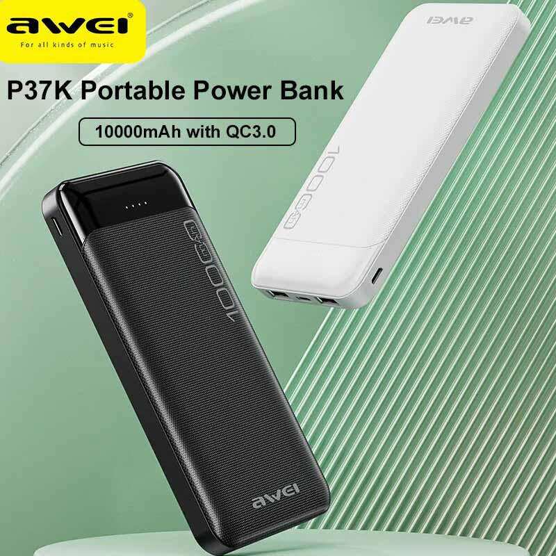 پاوربانک فست شارژ 10000 اوی Awei P37K 10.5W
