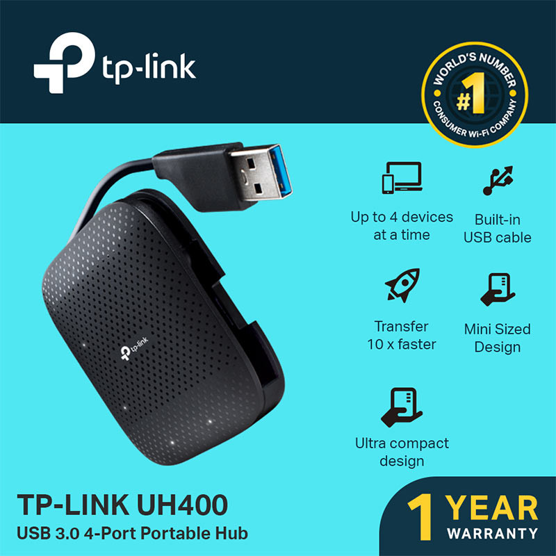 هاب TP-LINK UH400 USB3.0 4Port
