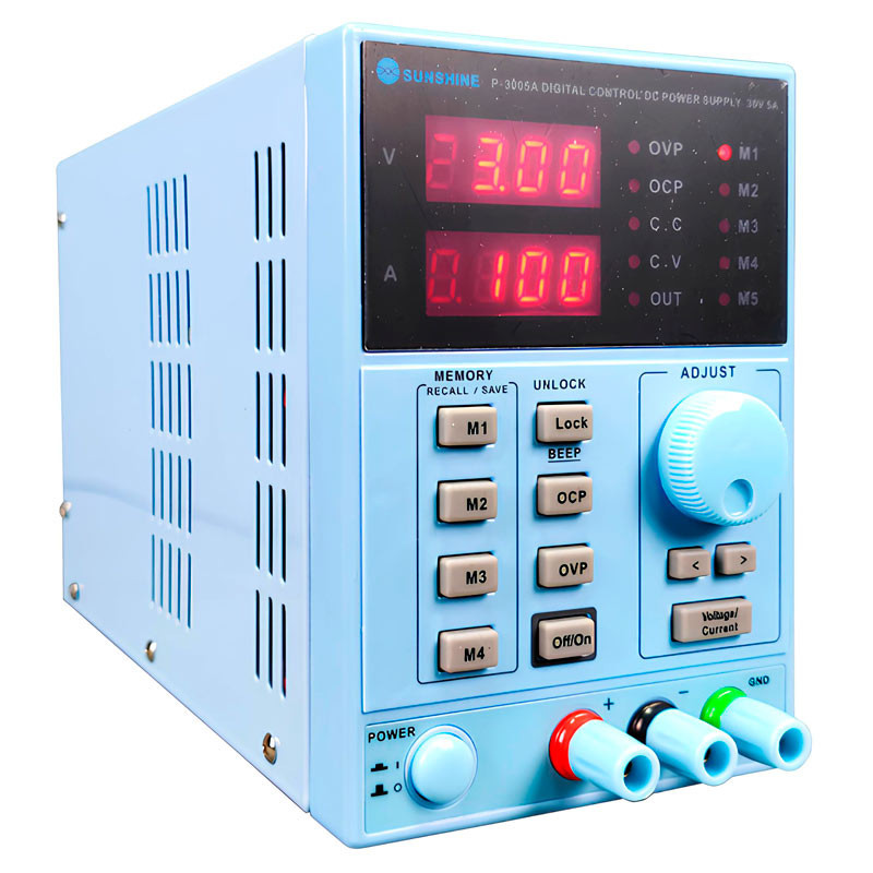 منبع تغذیه دیجیتال Sunshine P-3005A 30V 5A