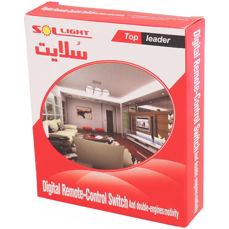 ریموت کنترل روشنایی ۲۲۰ ولت ۴ کانال Sollight