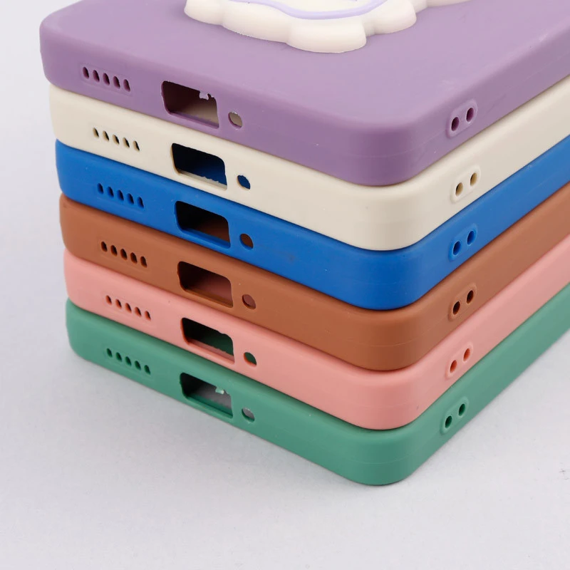 قاب سیلیکونی عروسکی برجسته محافظ لنزدار Xiaomi Poco X5 Pro