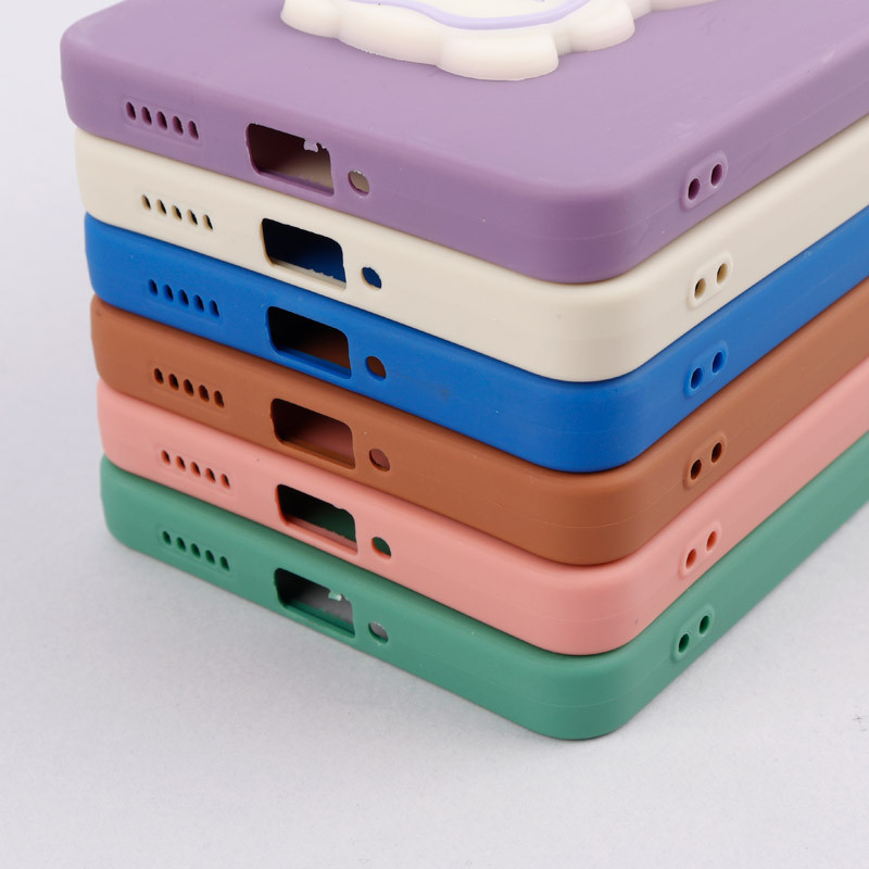 قاب سیلیکونی عروسکی برجسته محافظ لنزدار Xiaomi Poco X5 Pro