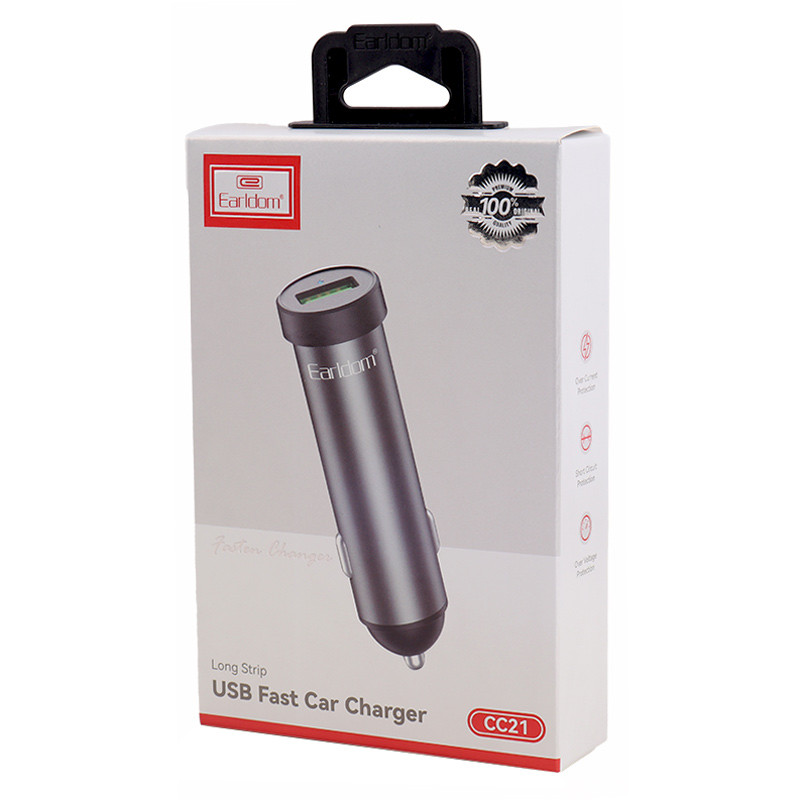 شارژر فندکی فست شارژ Earldom ES-CC21 2.4A 12W