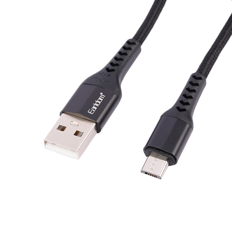 کابل میکرو یو اس بی فست شارژ Earldom EC-139M 2.4A 1m