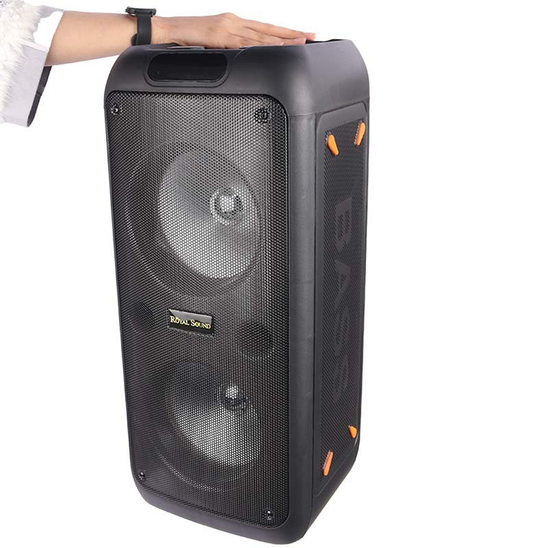 اسپیکر چمدانی بلوتوثی رم و فلش خور RS-D32 + میکروفون و ریموت کنترل