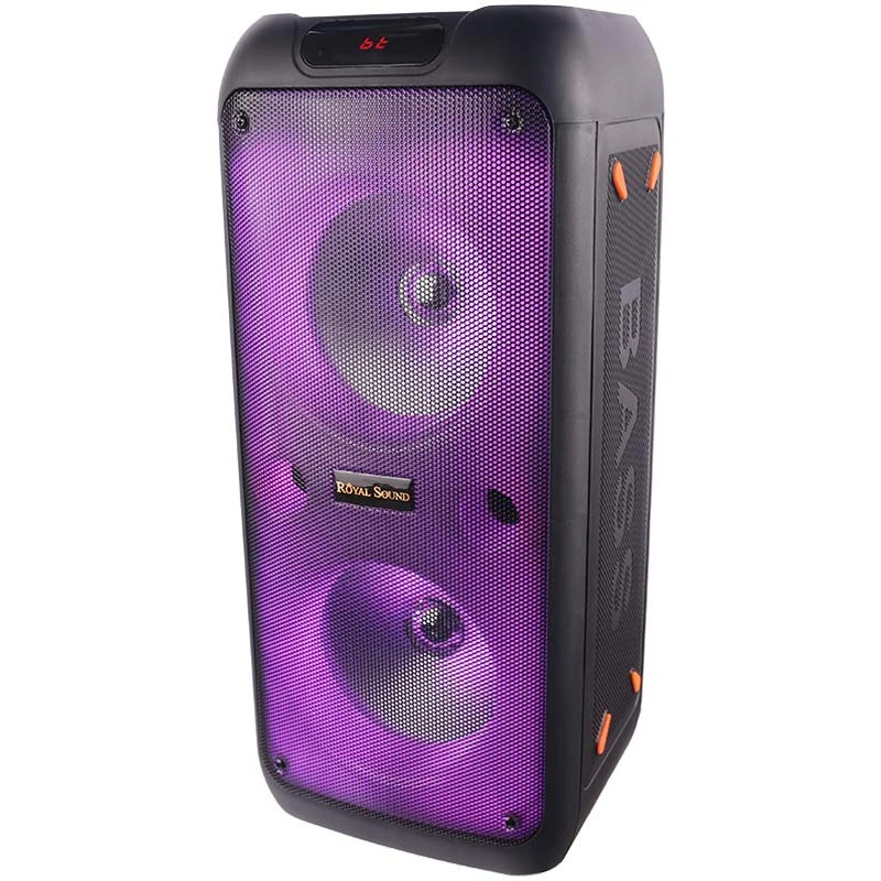 اسپیکر چمدانی بلوتوثی رم و فلش خور RS-D32 + میکروفون و ریموت کنترل