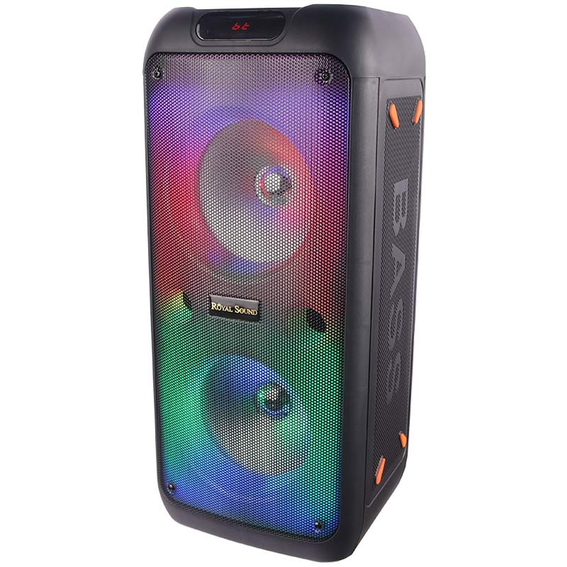 اسپیکر چمدانی بلوتوثی رم و فلش خور RS-D32 + میکروفون و ریموت کنترل