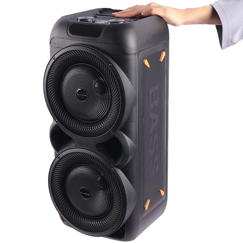 اسپیکر چمدانی بلوتوثی رم و فلش خور RS-D33 + میکروفون و ریموت کنترل