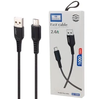 کابل میکرو یو اس بی فست شارژ Earldom EC-139M 2.4A 1m