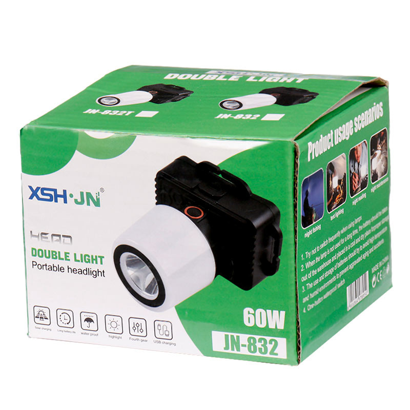 چراغ قوه پیشانی هدلایت شارژی XSH.JN JN-832T