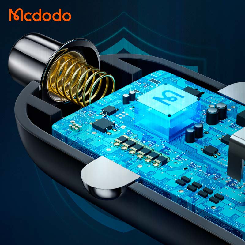 شارژر فندکی فست شارژ Mcdodo CC-2680 QC4.0+ PD 5A 45W