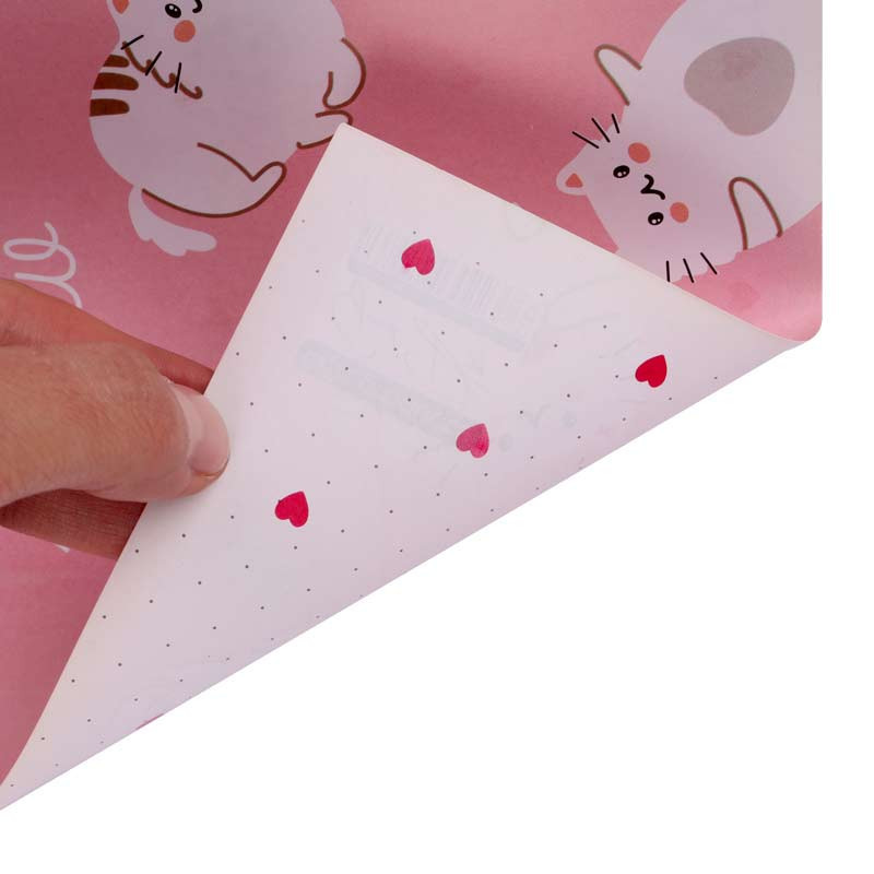 کاغذ کادو طرح دار فانتزی بسته 50 عددی