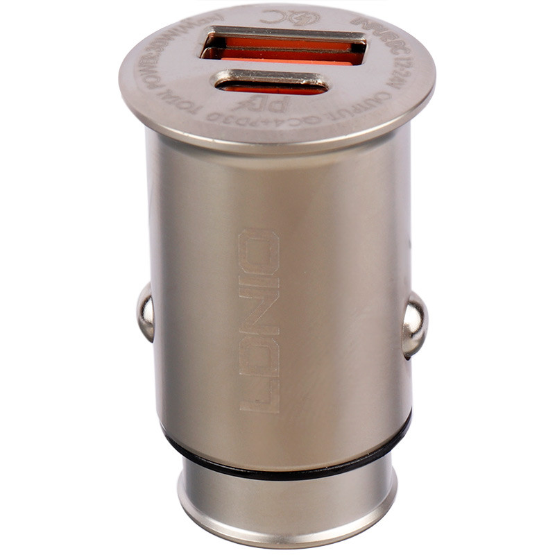 شارژر فندکی فست شارژ LDNIO C506Q QC4.0 PD 5A 30W + کابل تایپ سی