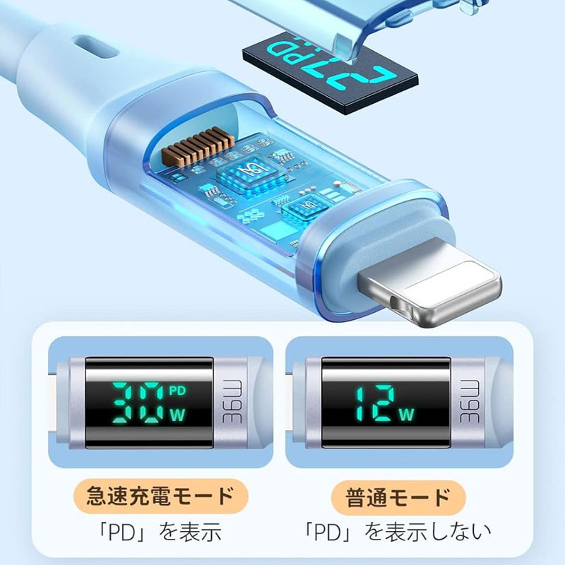 کابل تبدیل فست شارژ Mcdodo CA-1932 Type-C To Lightning PD 36W 3A 1.2m