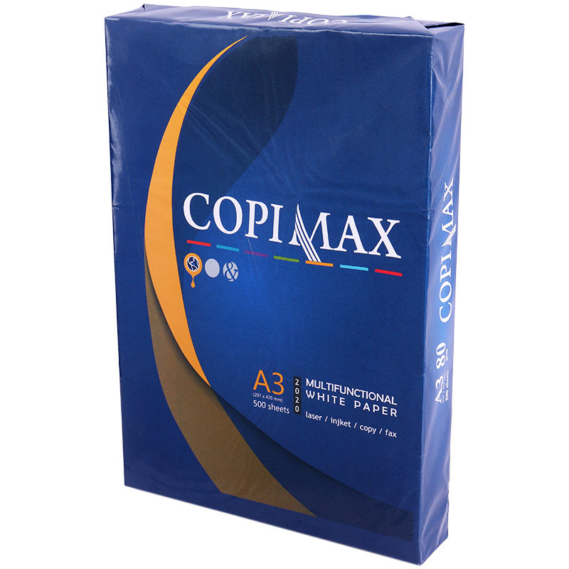 کاغذ COPIMAX 80g A3 نوین کاغذ شیراز بسته 500 عددی