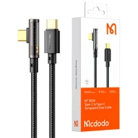 کابل تبدیل فست شارژ Mcdodo CA-3400 Type-C To Type-C 5A PD 100W 1.2m یکسر L